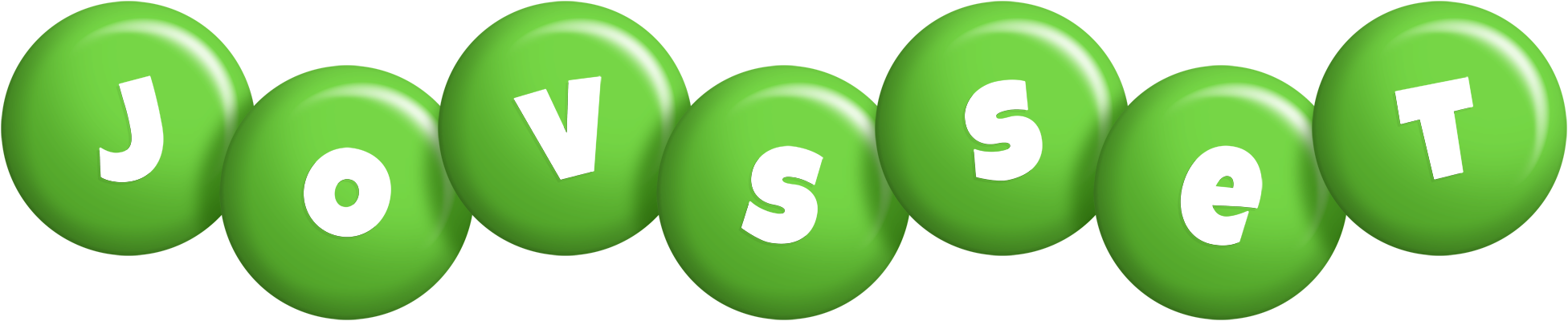 Jovsset candy-green logo