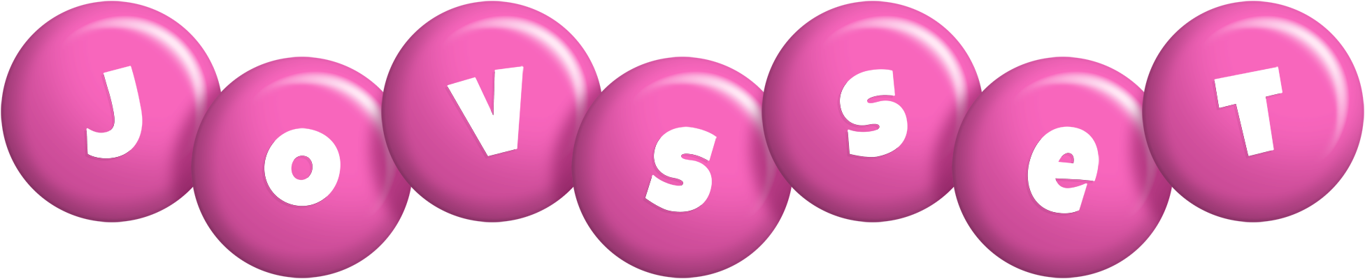 Jovsset candy-pink logo