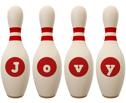 Jovy bowling-pin logo