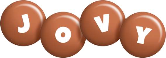 Jovy candy-brown logo