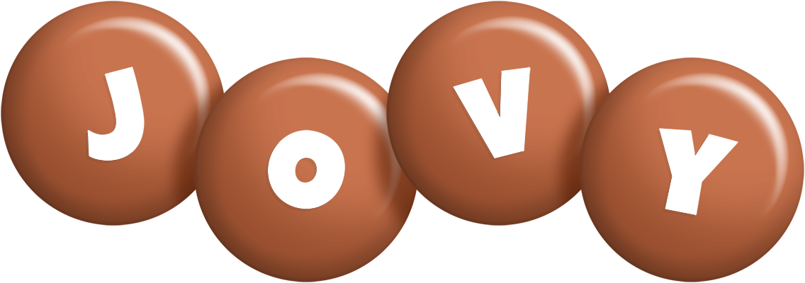 Jovy candy-brown logo