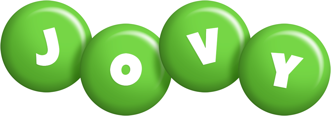 Jovy candy-green logo