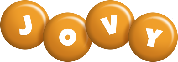 Jovy candy-orange logo