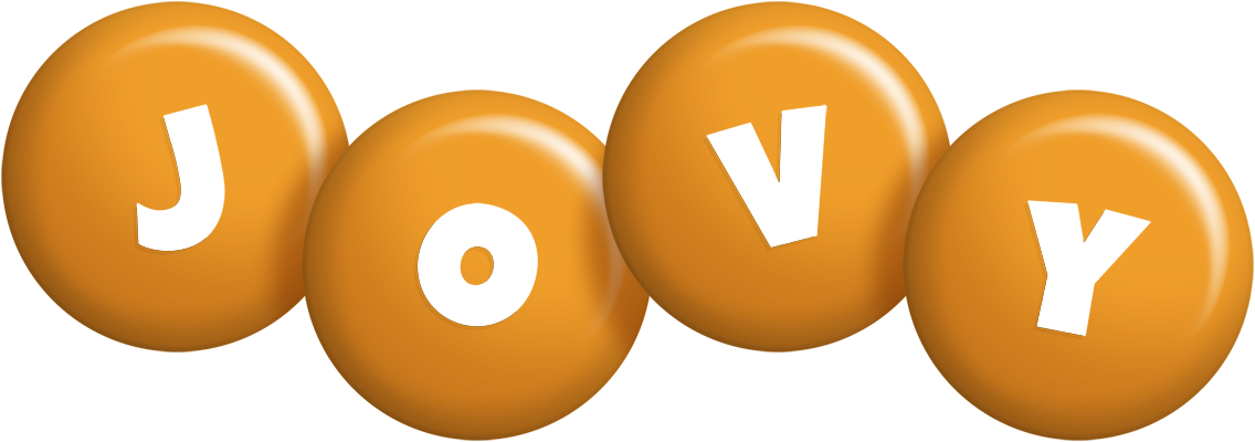 Jovy candy-orange logo