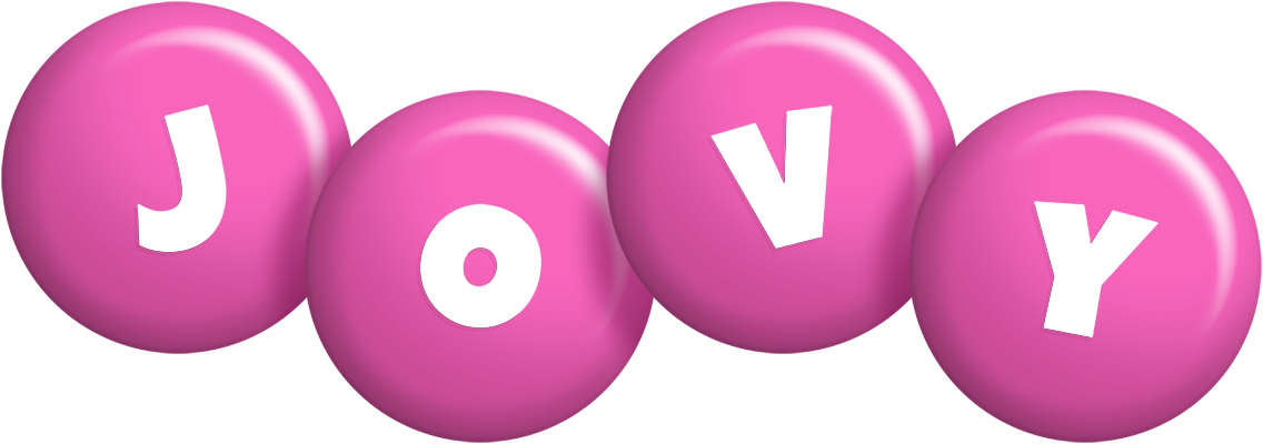 Jovy candy-pink logo