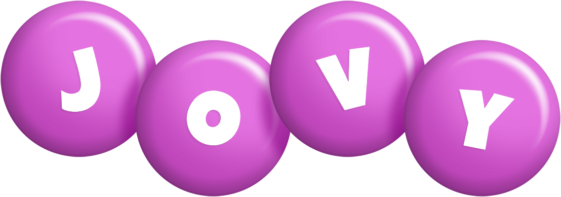 Jovy candy-purple logo