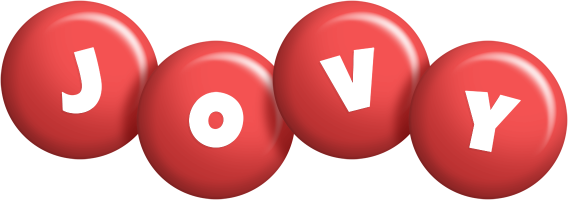 Jovy candy-red logo