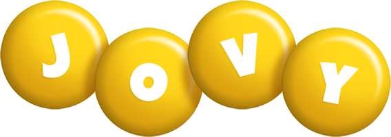 Jovy candy-yellow logo