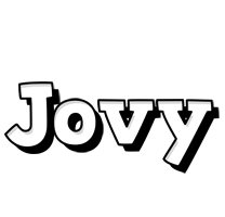 Jovy snowing logo