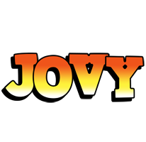 Jovy sunset logo