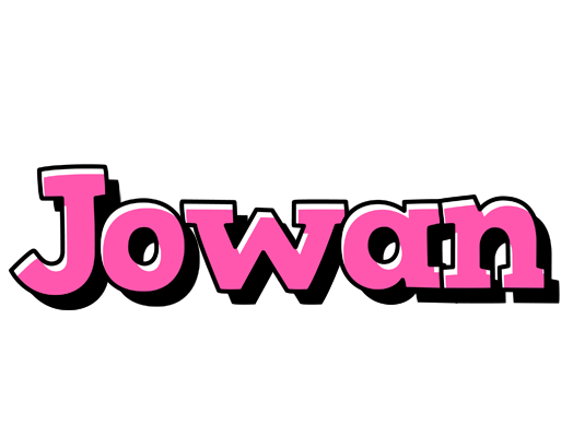 Jowan girlish logo