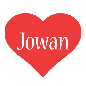 Jowan love logo