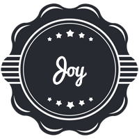 Joy badge logo