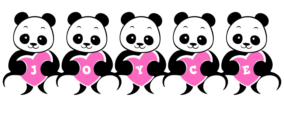 Joyce love-panda logo