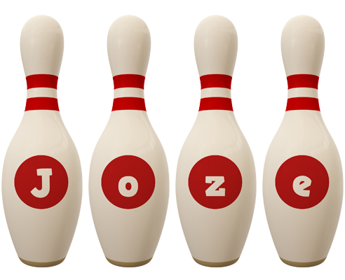 Joze bowling-pin logo