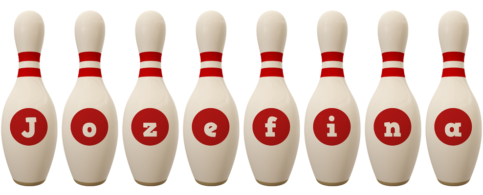 Jozefina bowling-pin logo