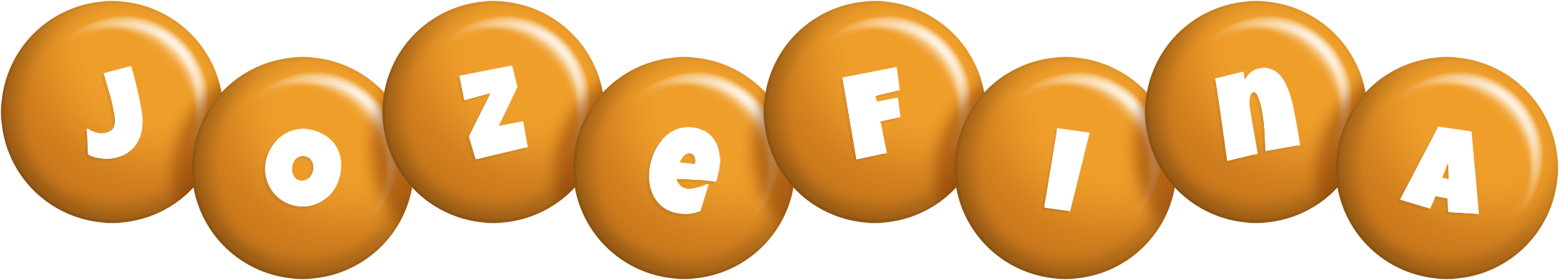 Jozefina candy-orange logo