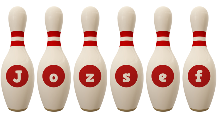 Jozsef bowling-pin logo