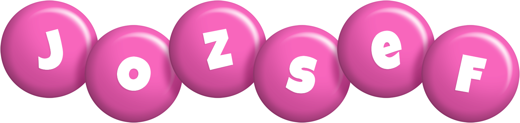 Jozsef candy-pink logo