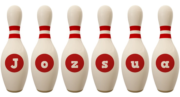 Jozsua bowling-pin logo