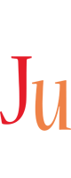 Ju birthday logo