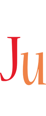 Ju birthday logo