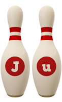 Ju bowling-pin logo