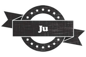 Ju grunge logo