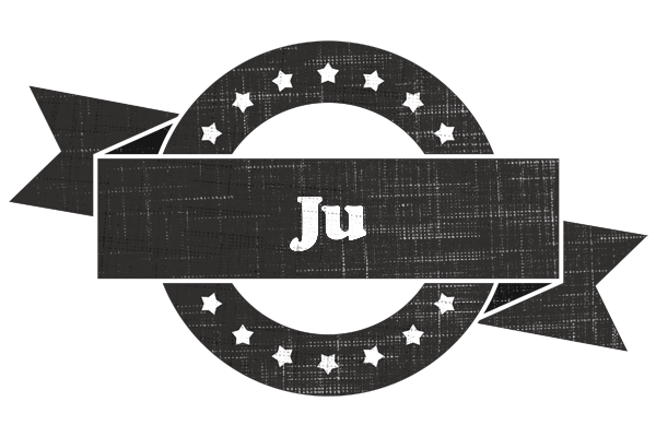 Ju grunge logo