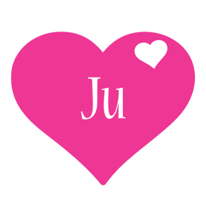 Ju love-heart logo