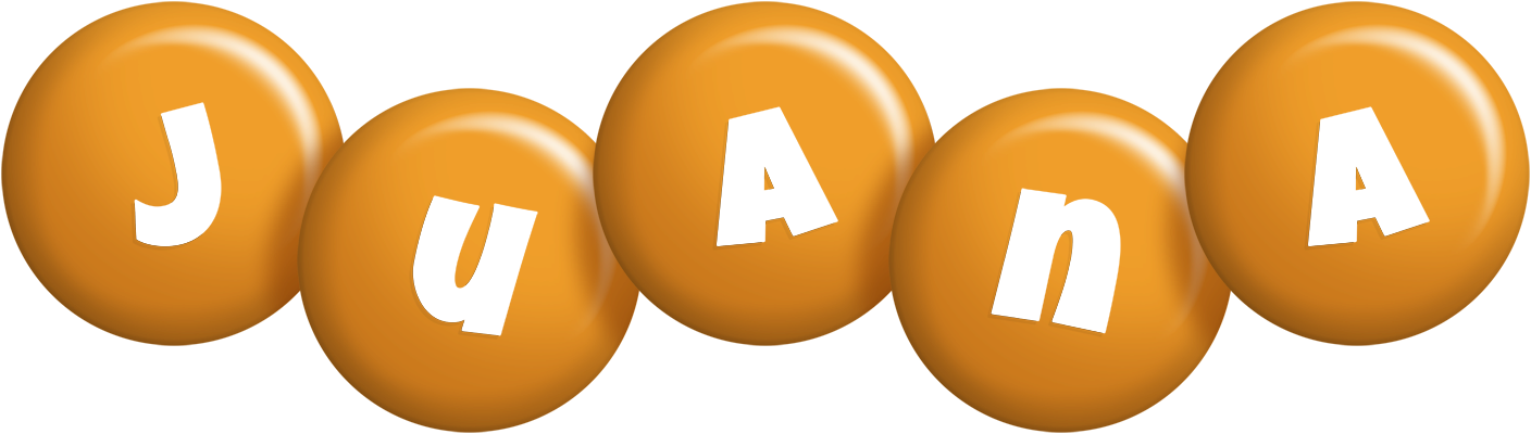 Juana candy-orange logo