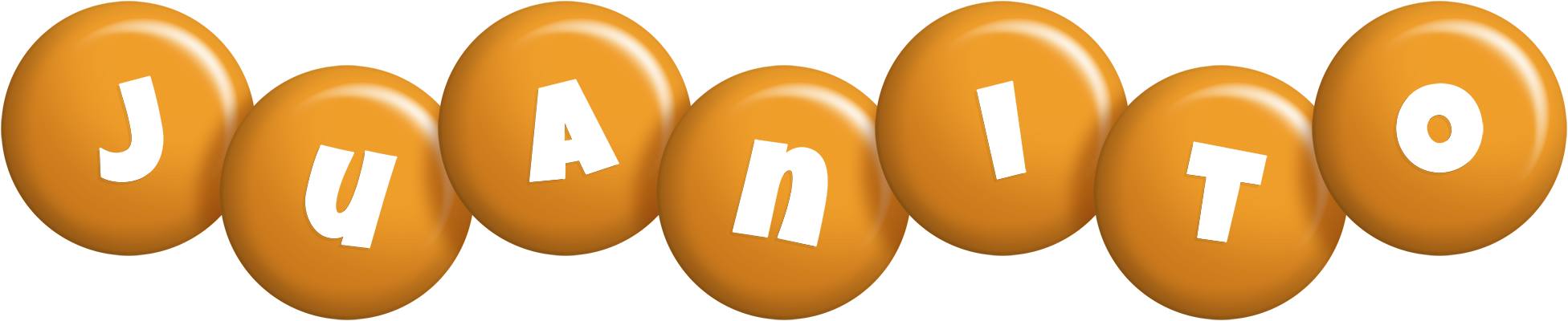 Juanito candy-orange logo