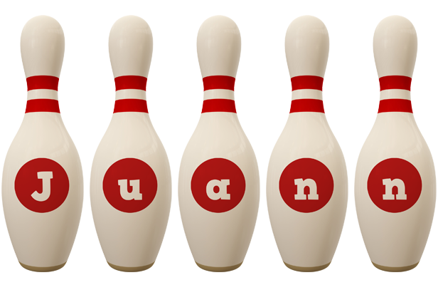 Juann bowling-pin logo