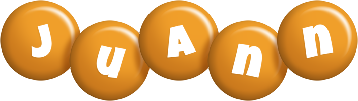 Juann candy-orange logo