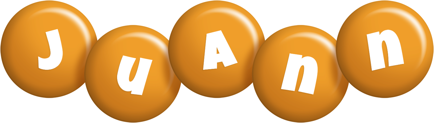 Juann candy-orange logo