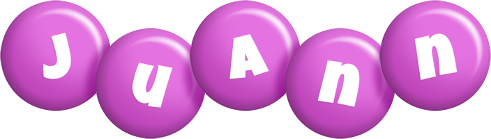 Juann candy-purple logo
