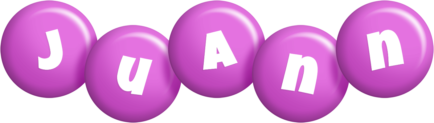 Juann candy-purple logo