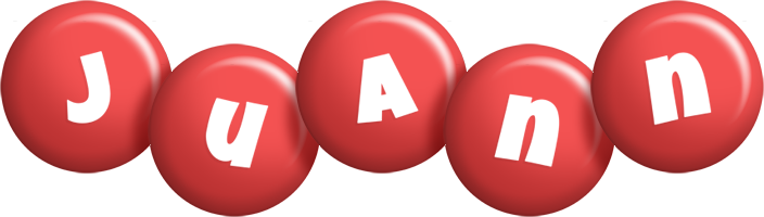 Juann candy-red logo
