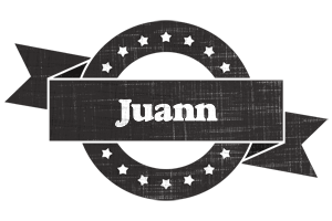 Juann grunge logo