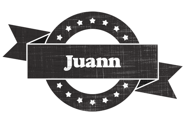 Juann grunge logo