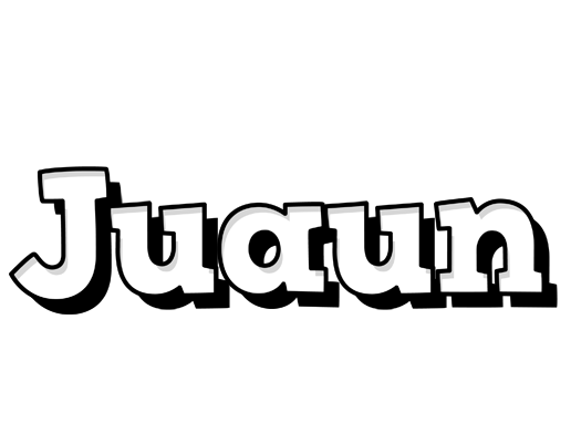 Juaun snowing logo