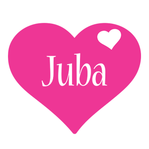 Juba love-heart logo