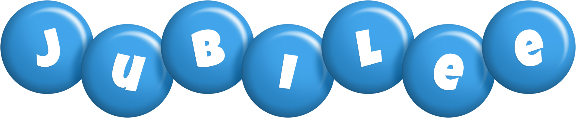 Jubilee candy-blue logo