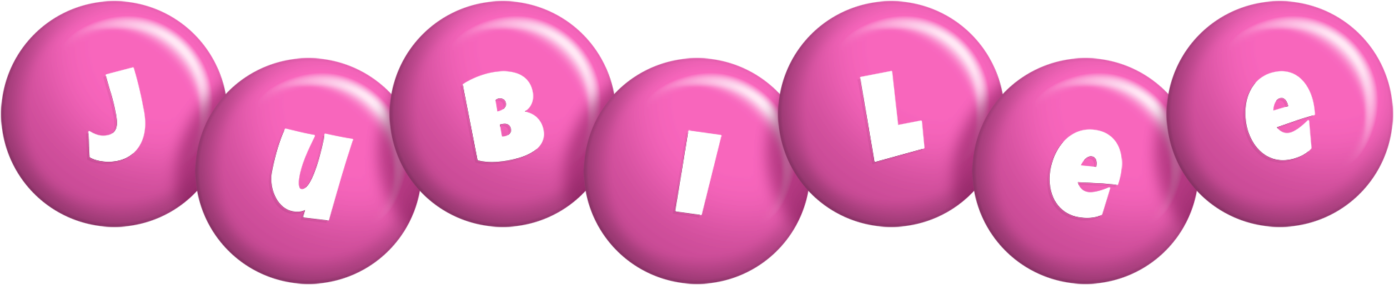 Jubilee candy-pink logo