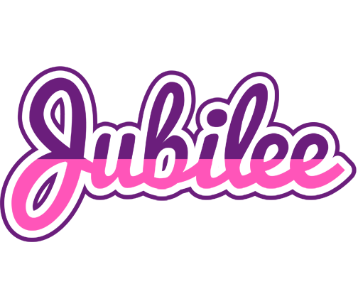 Jubilee cheerful logo