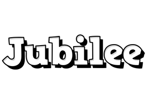 Jubilee snowing logo