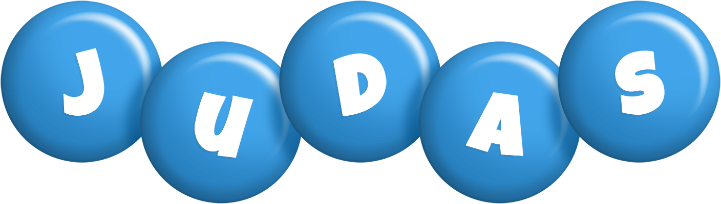 Judas candy-blue logo