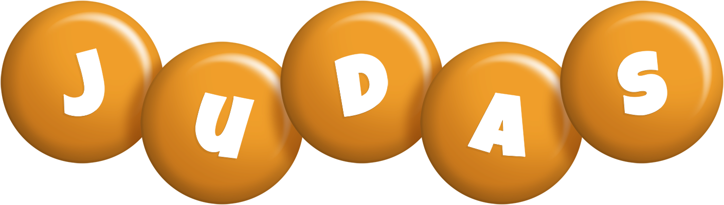 Judas candy-orange logo