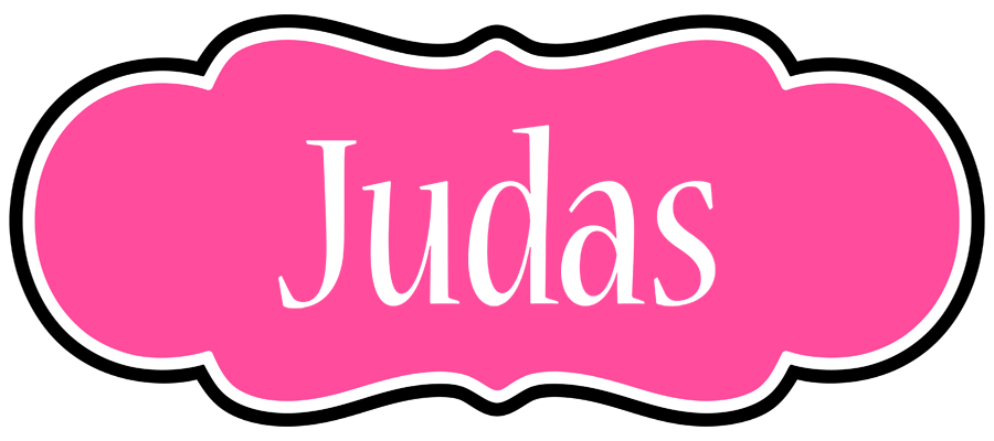 Judas invitation logo