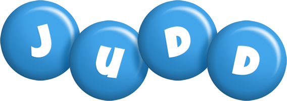 Judd candy-blue logo